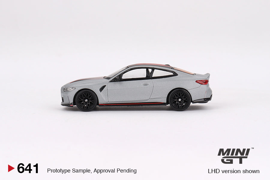 BMW M4 CSL – Frozen Brooklyn Grey Metallic – MiniGT