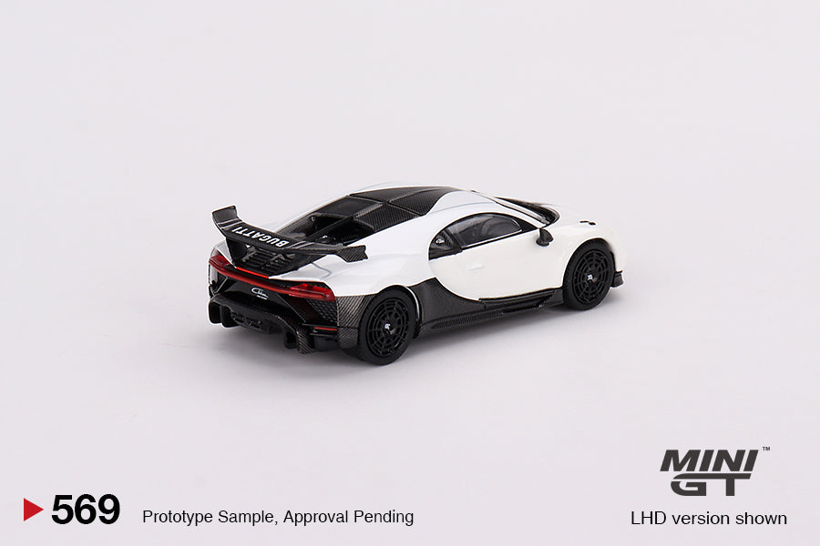 Bugatti Chiron Pur Sport – White – 1:64 – Mini GT