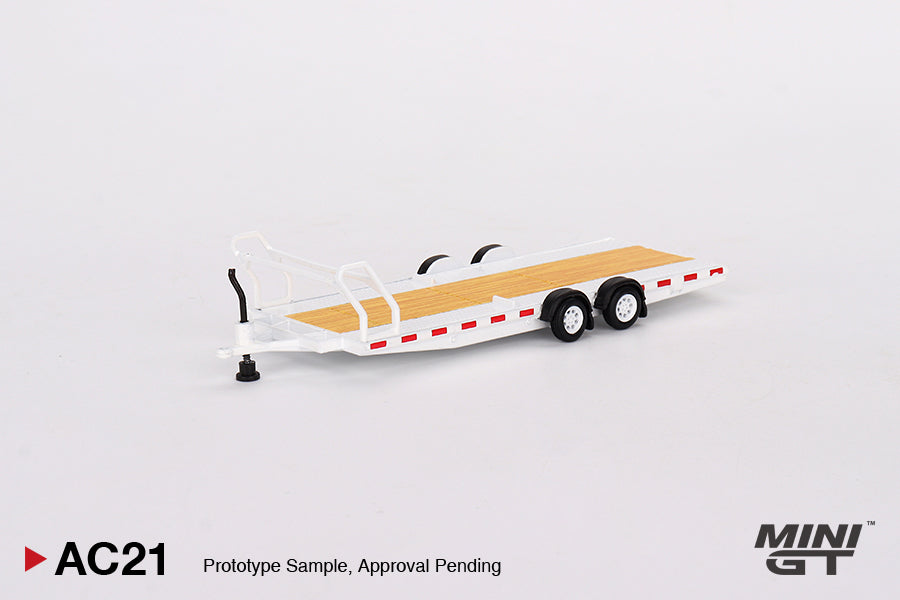 Car Hauler Trailer Type C – White – MiniGT