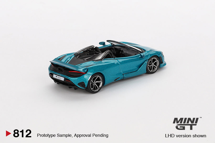 McLaren 750S Spider – Belize Blue – MiniGT
