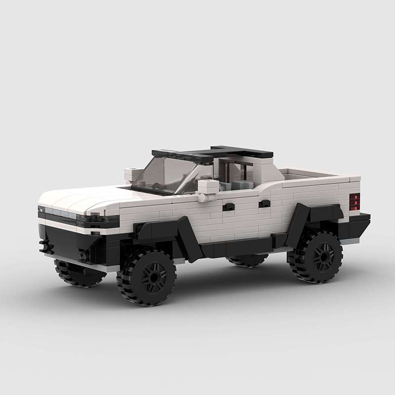 Prednji pogled GMC Hummer EV autića na sklapanj