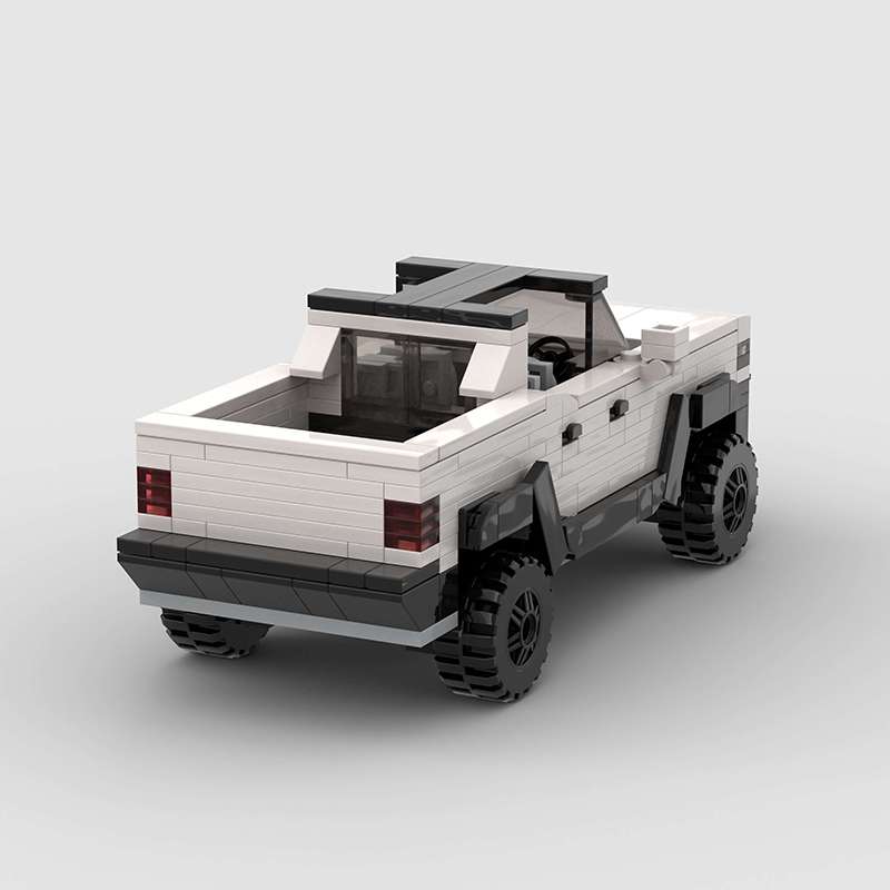 Zadnji pogled GMC Hummer EV autića na sklapanje