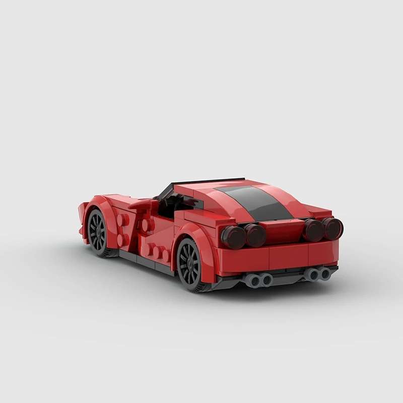 Ferrari 812 Superfast – Zadnji pogled modela na sklapanje