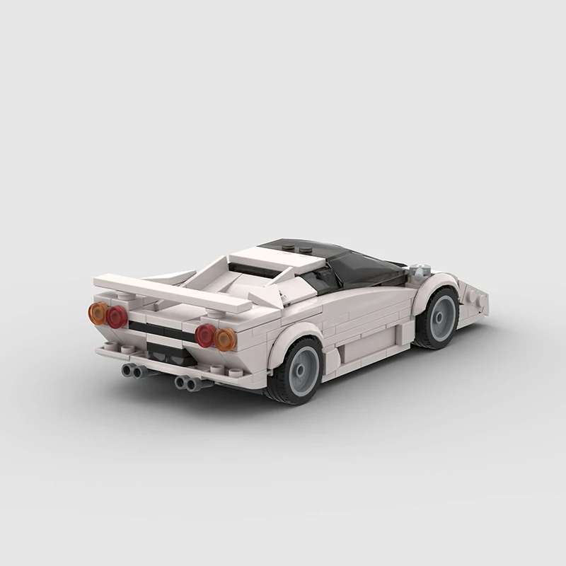 Lamborghini Countach White - zadnja strana