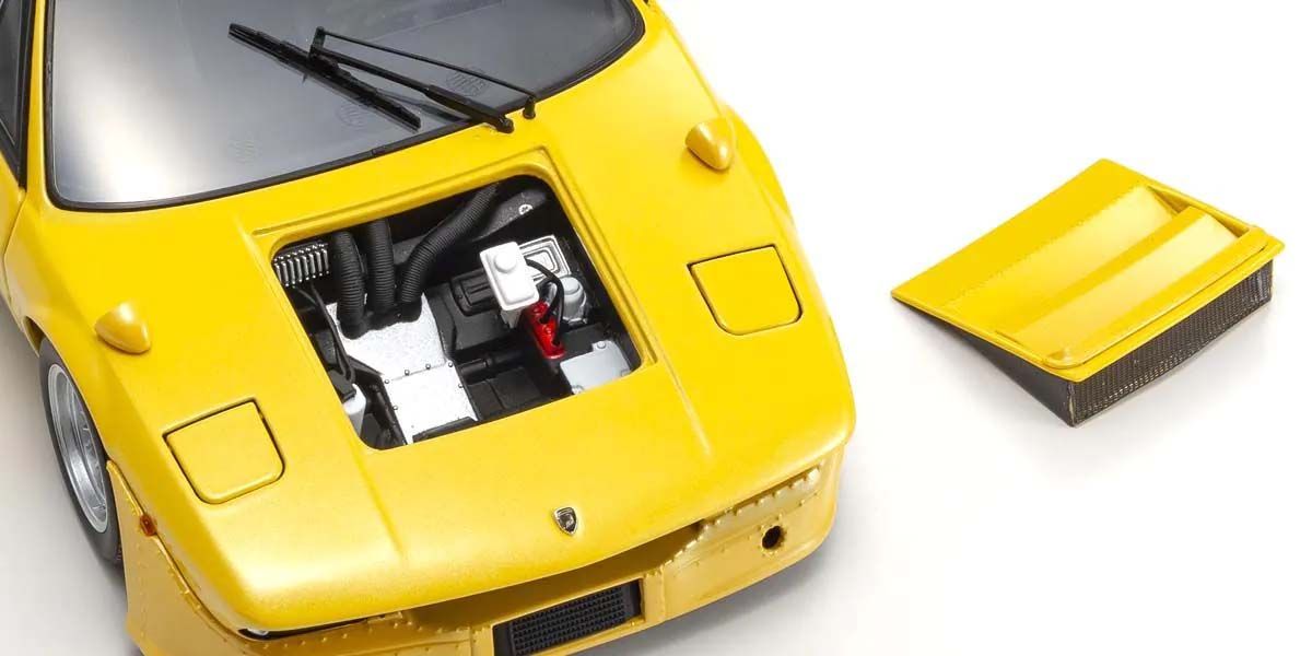 Lamborghini Urraco Rally 1974 Yellow - Otvorena hauba