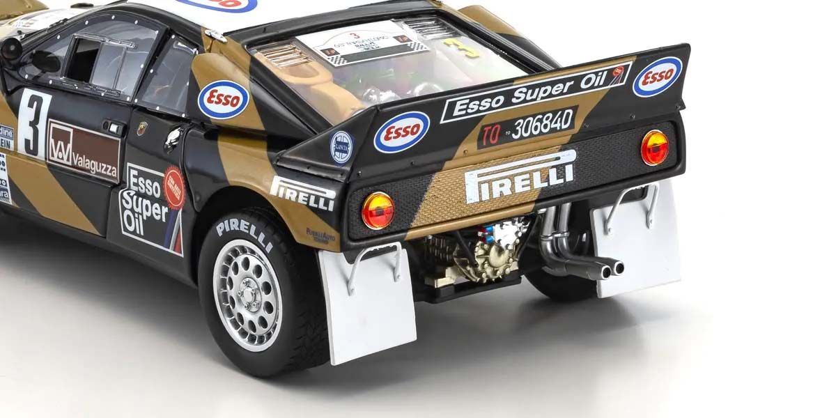 Detalj zadnjeg branika Lancia Rally 037 F.Tabaton