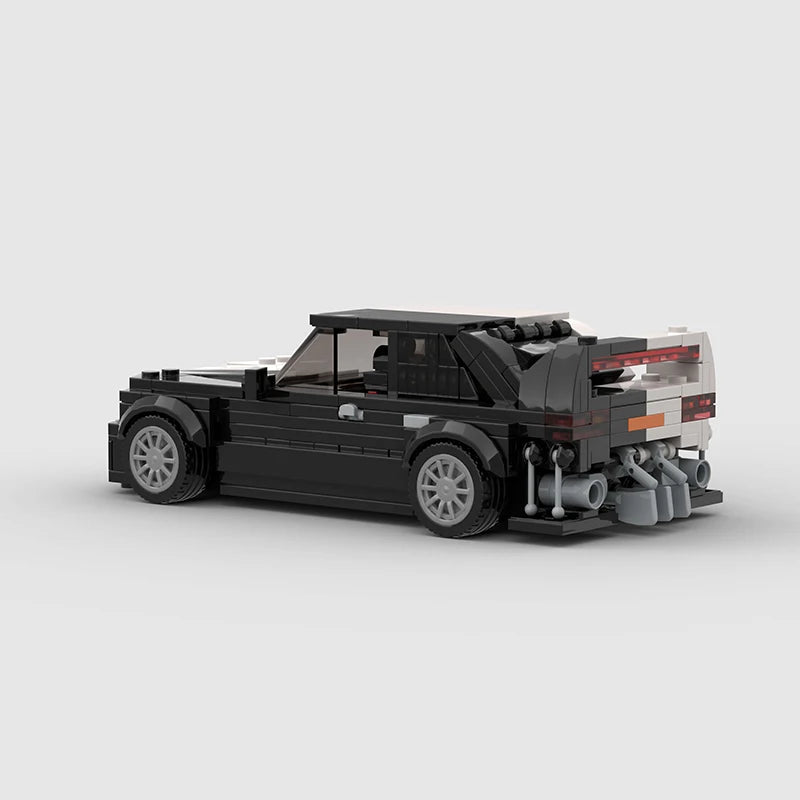 Mercedes-Benz 190E Black/White - Pogled pozadi