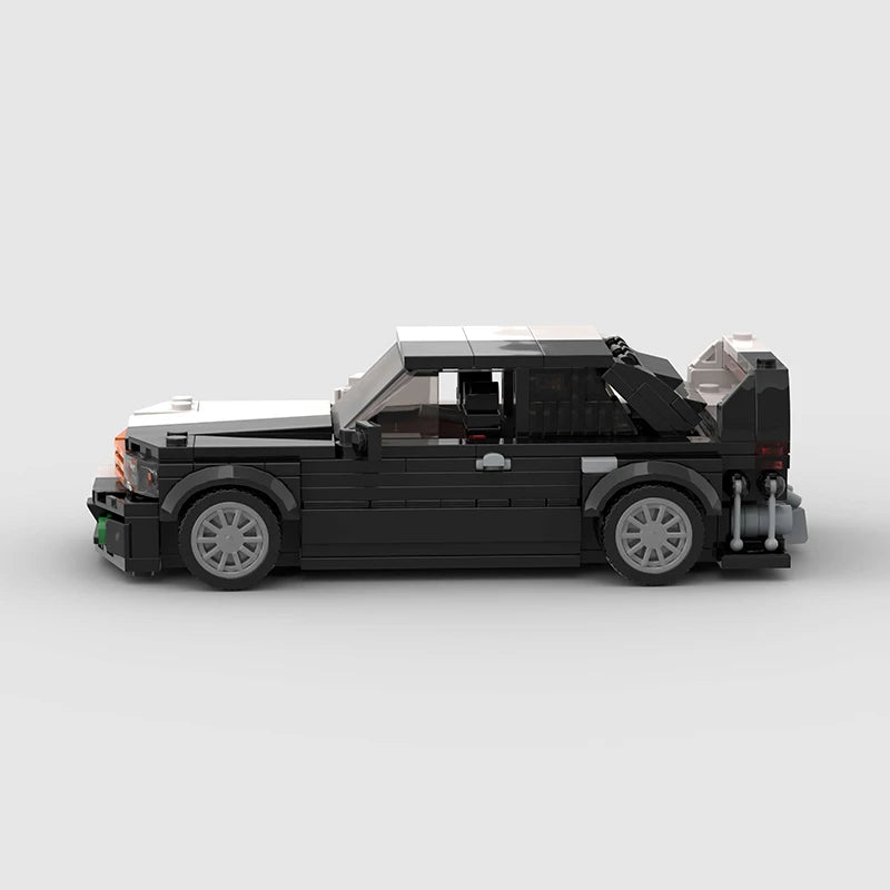 Mercedes-Benz 190E Black/White - Pogled sa strane