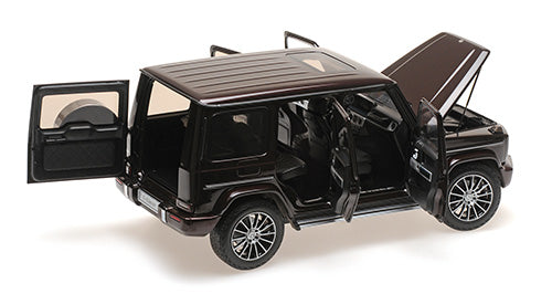 Mercedes-Benz G-Class 2020 brown metallic metalni model – Zadnji prikaz
