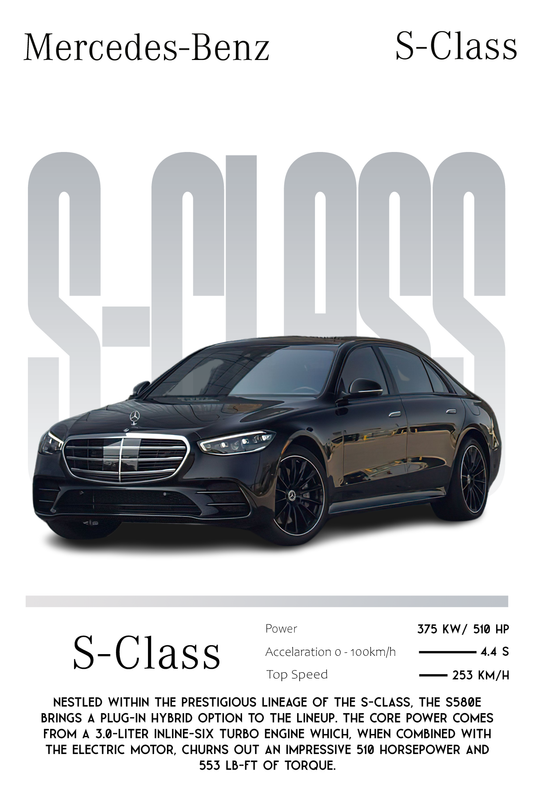 Skica modela Mercedes-Benz S-Class