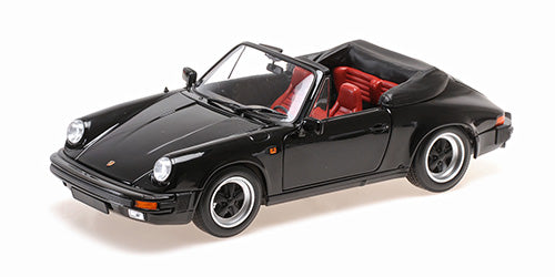 Porsche 911 Carrera 3.2 Cabriolet 1983 Black - Napred