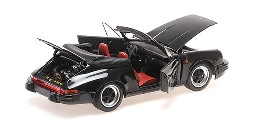 Porsche 911 Carrera 3.2 Cabriolet 1983 Black - Nazad sa otvorenim vratima