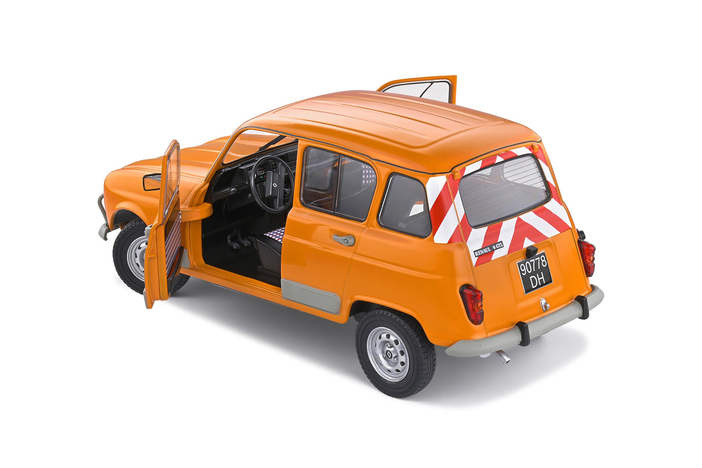 Renault 4L GTL DDE 1978 Orange – Die‑Cast Solido