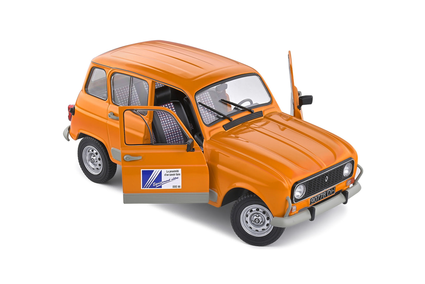 Renault 4L GTL DDE 1978 Orange – Die‑Cast Solido