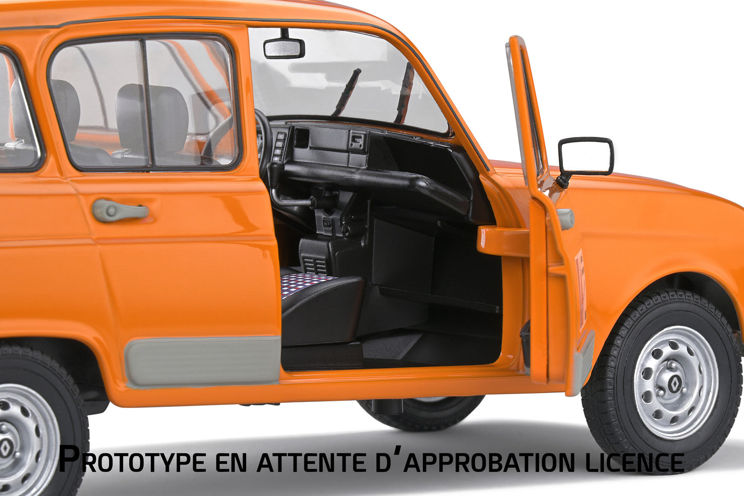 Renault 4L GTL DDE 1978 Orange – Die‑Cast Solido