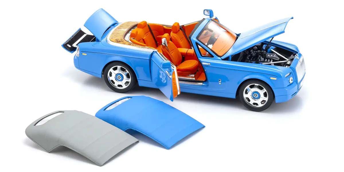 Rolls-Royce Phantom Drophead Coupé 2007 Light Blue – Prikaz krova