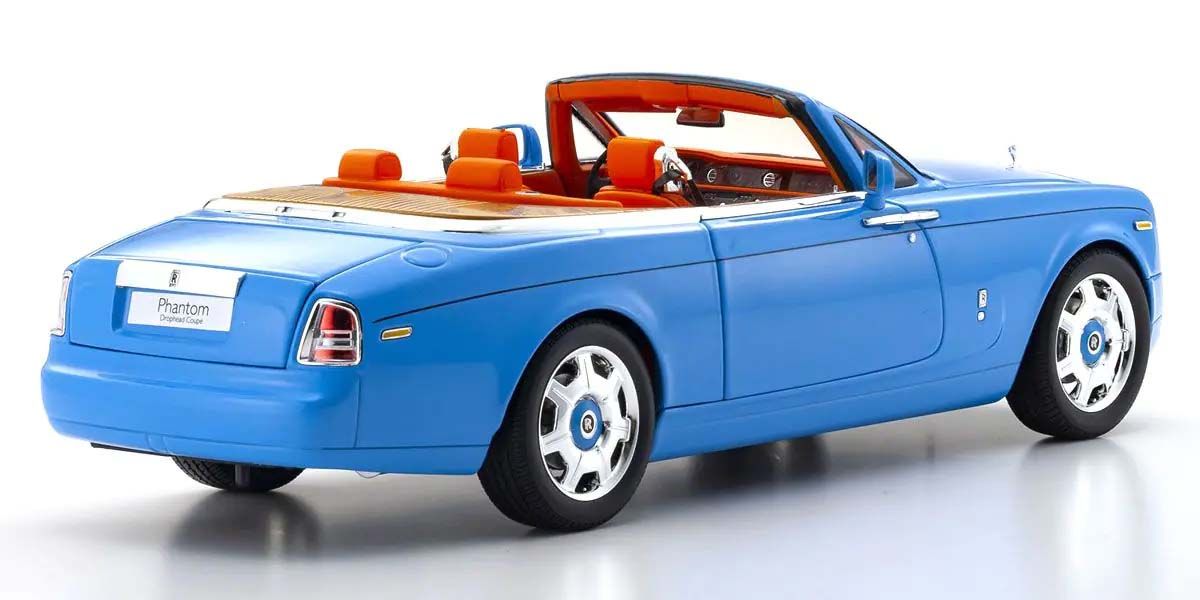 Rolls-Royce Phantom Drophead Coupé 2007 Light Blue – Nazad