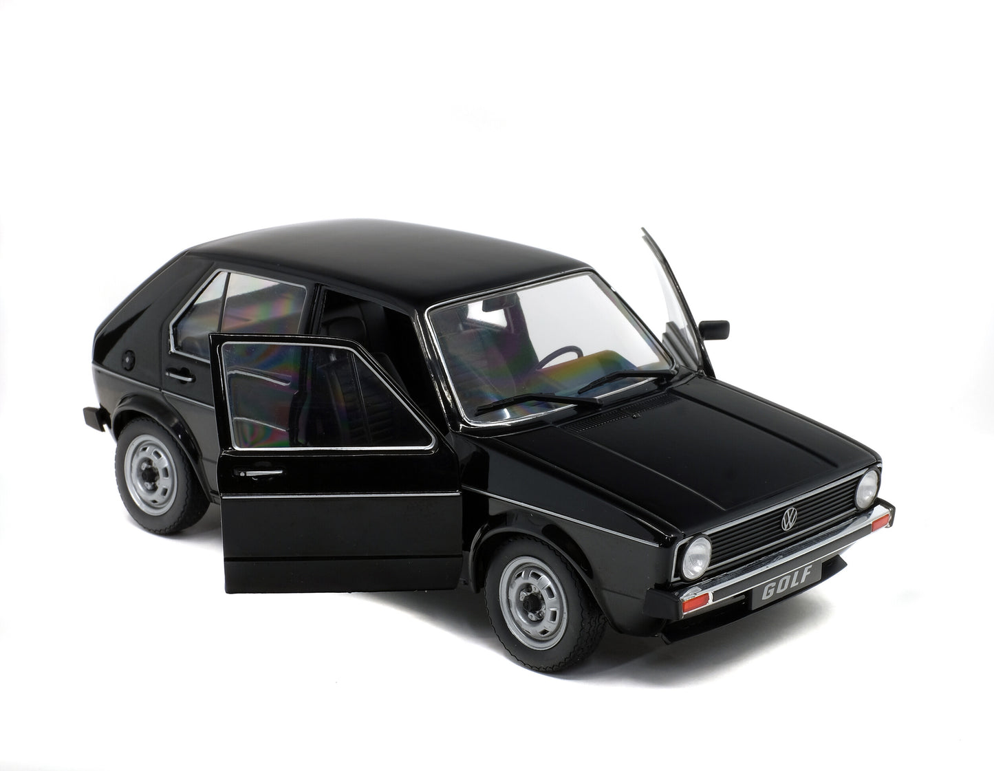Volkswagen Golf L 1983 Black – Die‑Cast Solido
