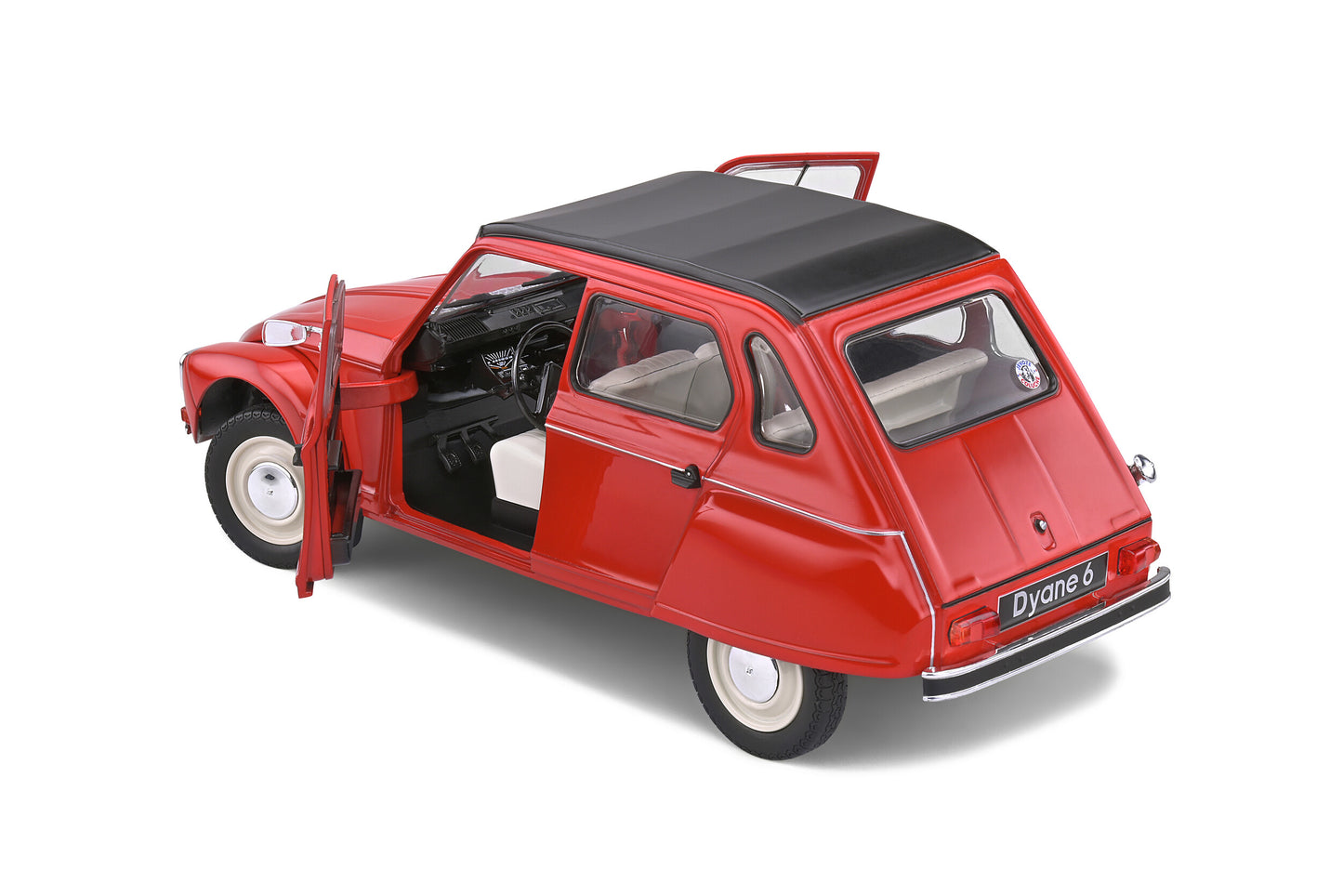 Citroën Dyane 6 Rouge Corsaire 1968 – Die‑Cast Solido