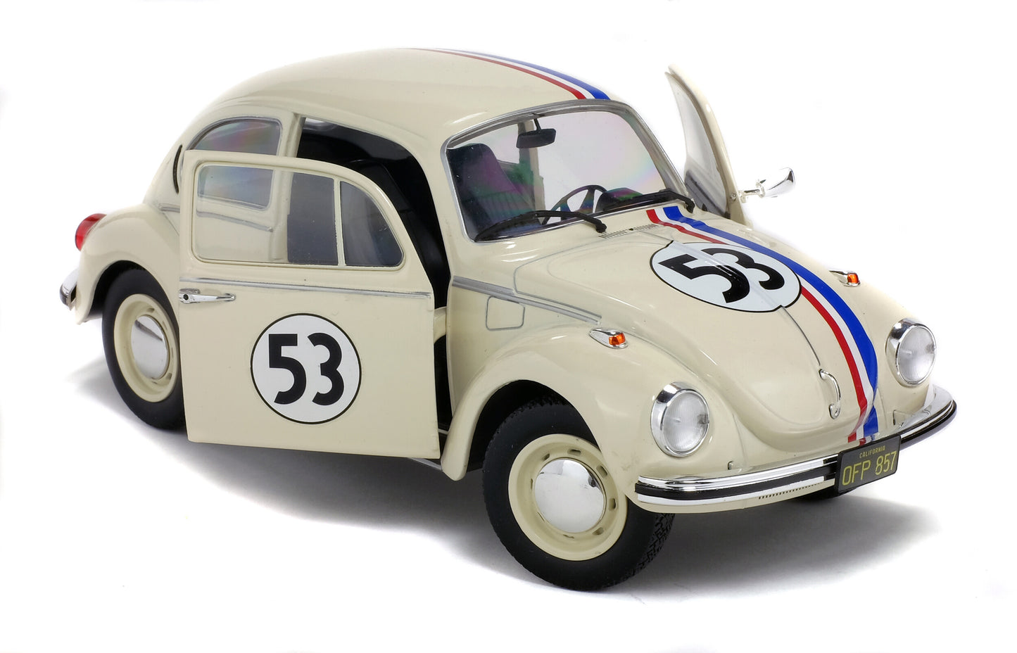Volkswagen Beetle 1303 Racer 53 (Herbie) – 1973 – Die‑Cast Solido