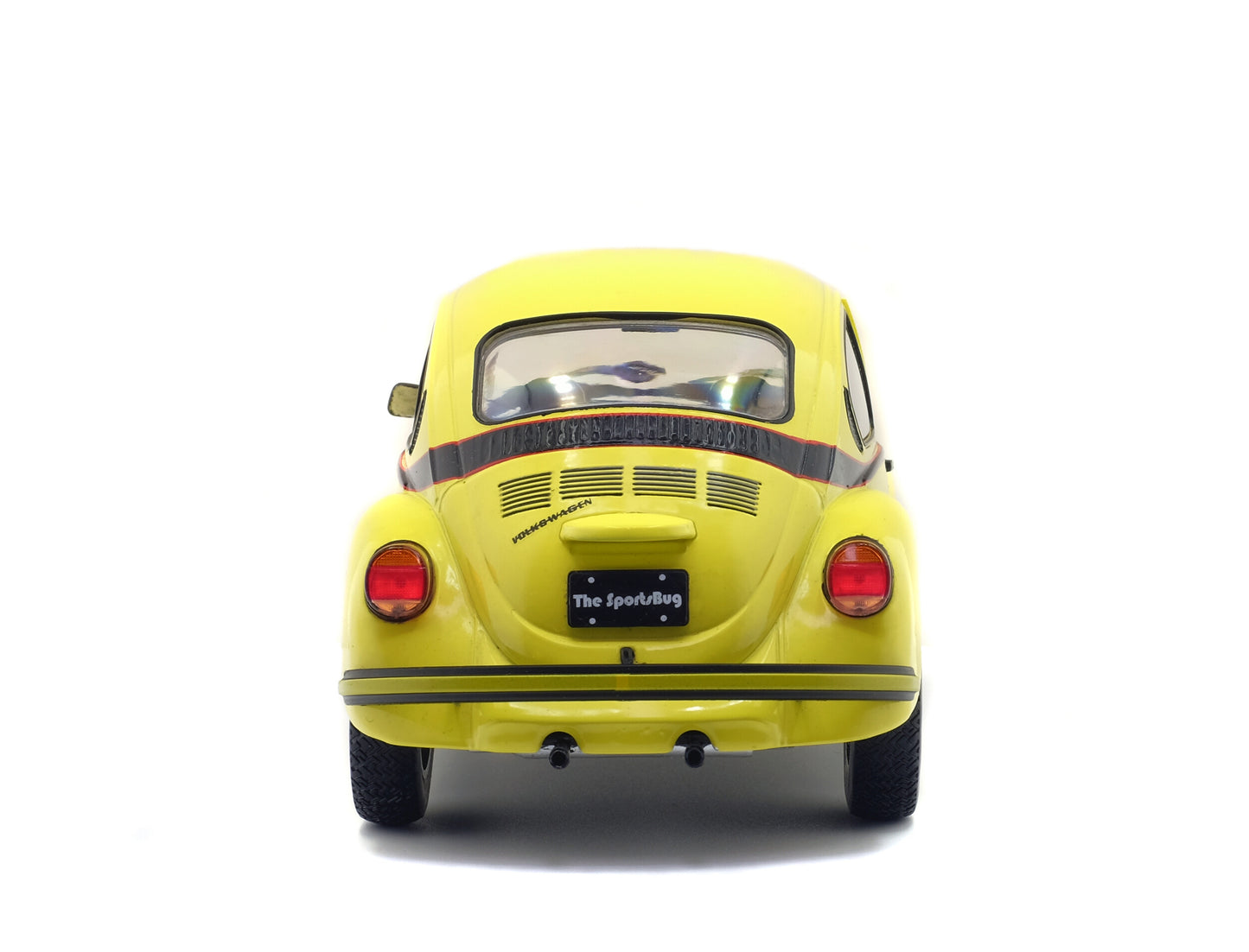 VW Beetle Sport 1974 Brillant Gelb – Die‑Cast Solido