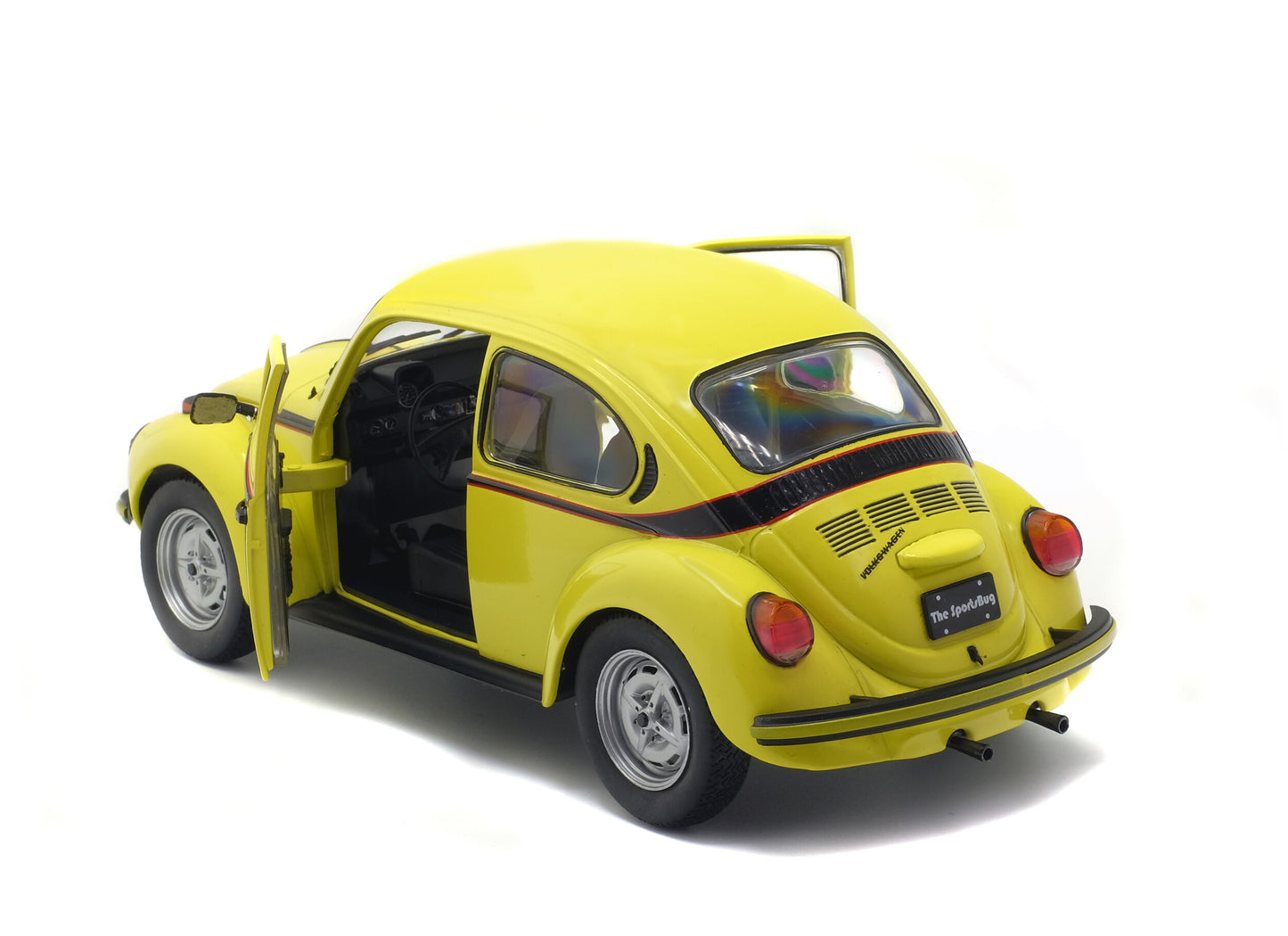 VW Beetle Sport 1974 Brillant Gelb – Die‑Cast Solido