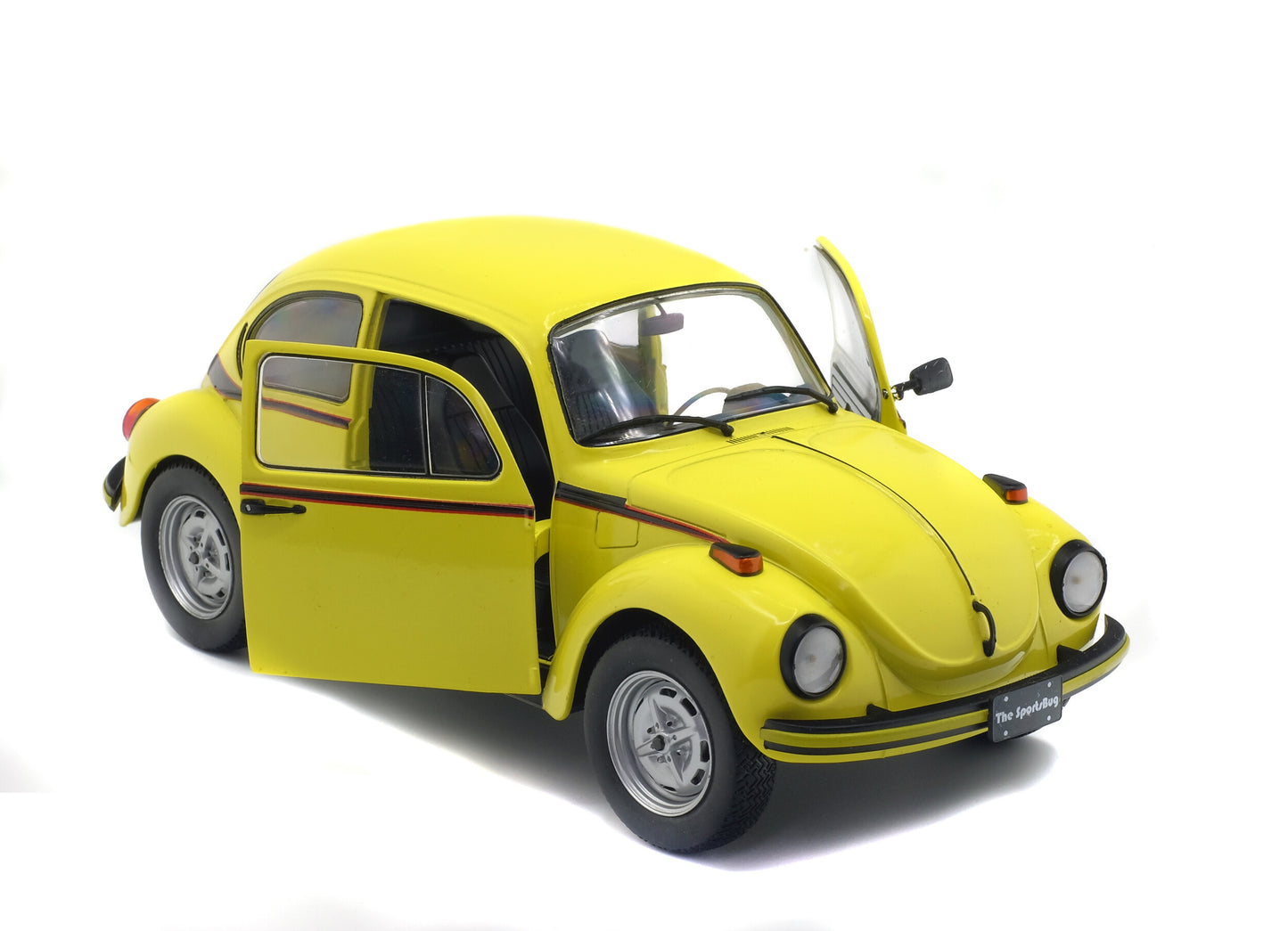 VW Beetle Sport 1974 Brillant Gelb – Die‑Cast Solido
