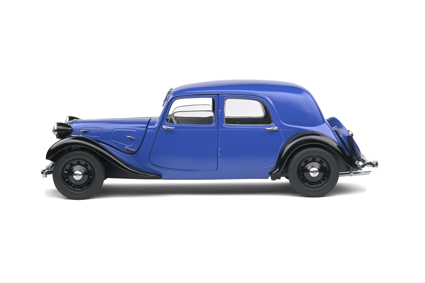 Citroën Traction 7 bi‑ton Dark Blue/Black 1937 – Die‑Cast Solido