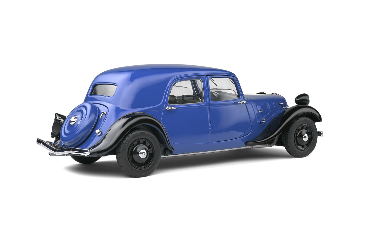 Citroën Traction 7 bi‑ton Dark Blue/Black 1937 – Die‑Cast Solido