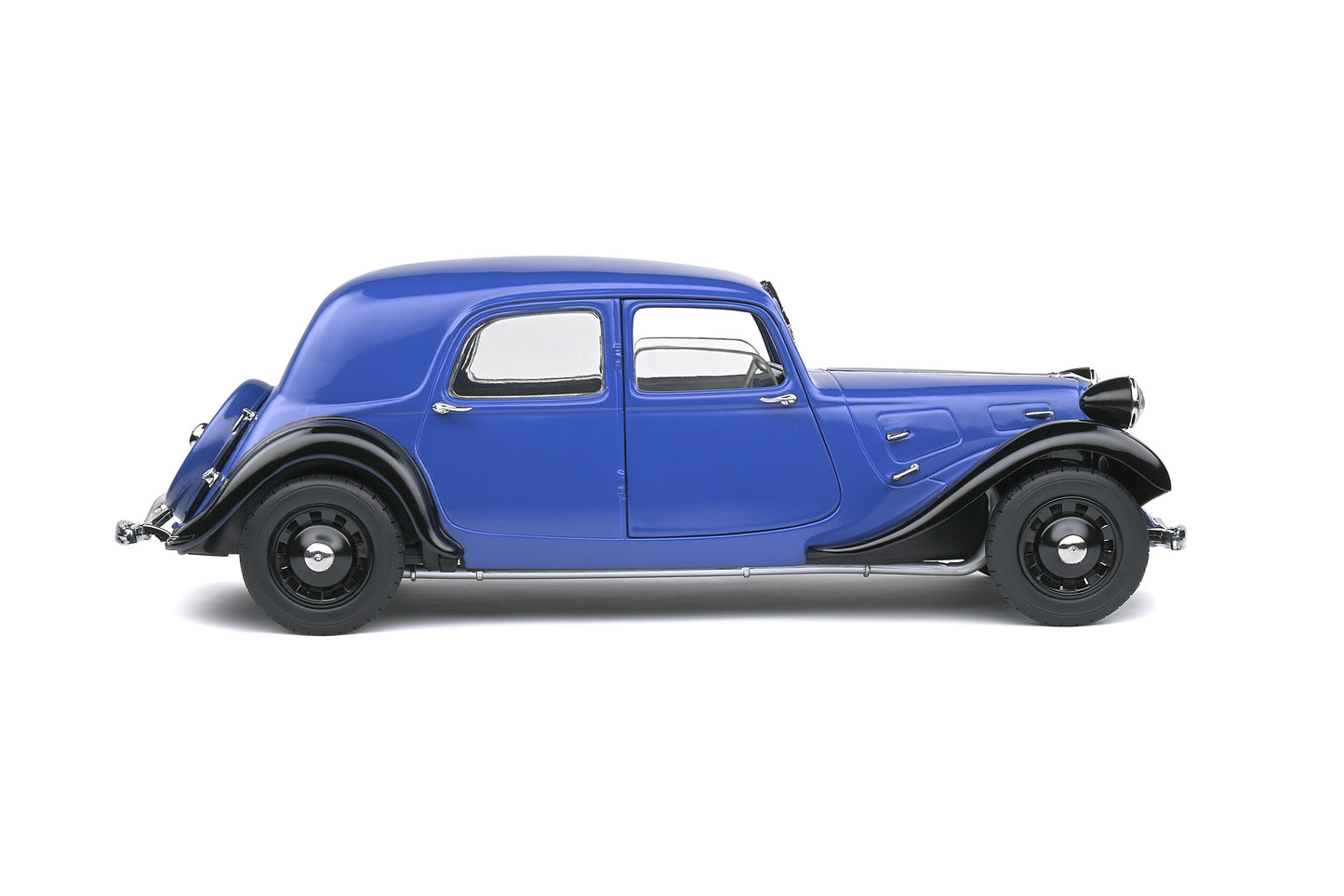Citroën Traction 7 bi‑ton Dark Blue/Black 1937 – Die‑Cast Solido