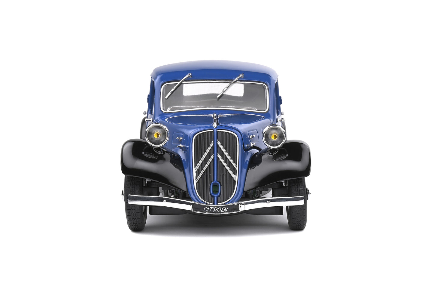 Citroën Traction 7 bi‑ton Dark Blue/Black 1937 – Die‑Cast Solido