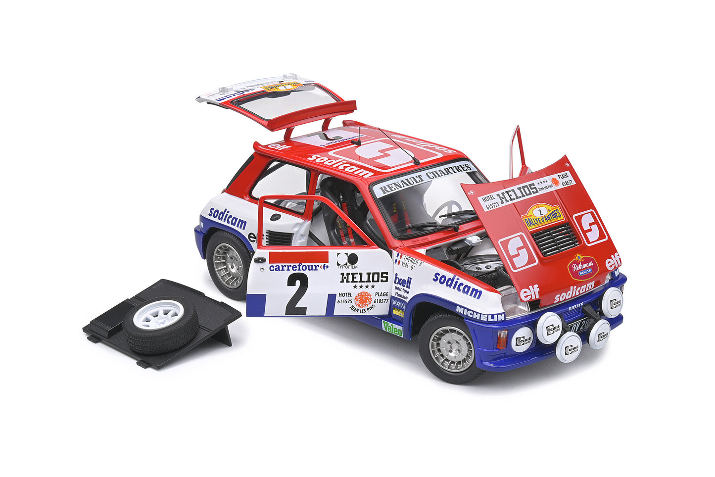 Renault 5 Turbo – Rallye d’Antibes – 1983 – #7 J.L. Thérier – Solido