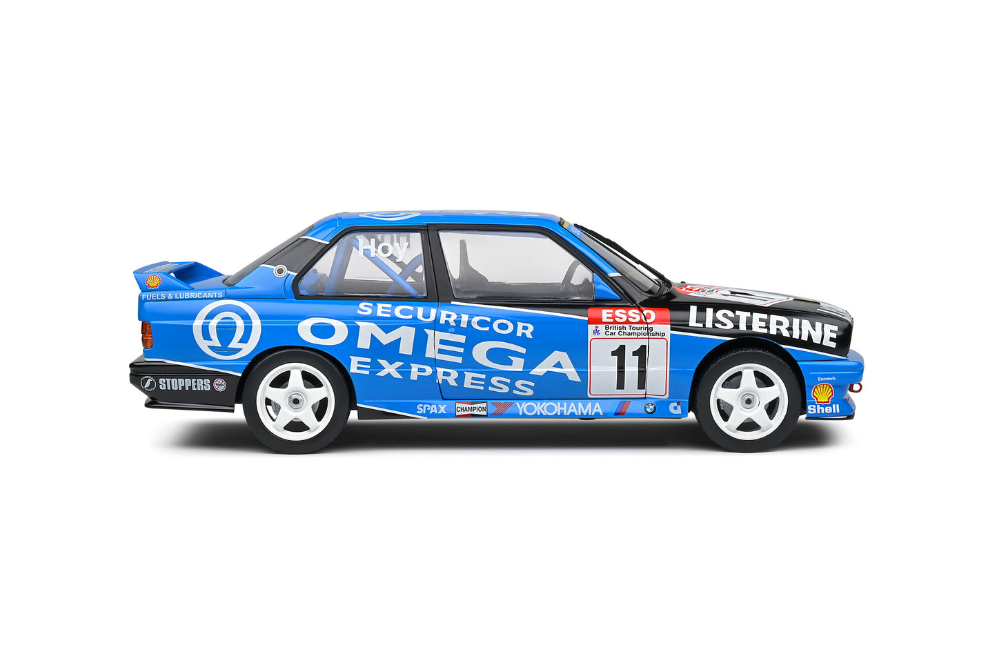 BMW E30 M3 BLUE #1 W.HOY BTCC 1991
