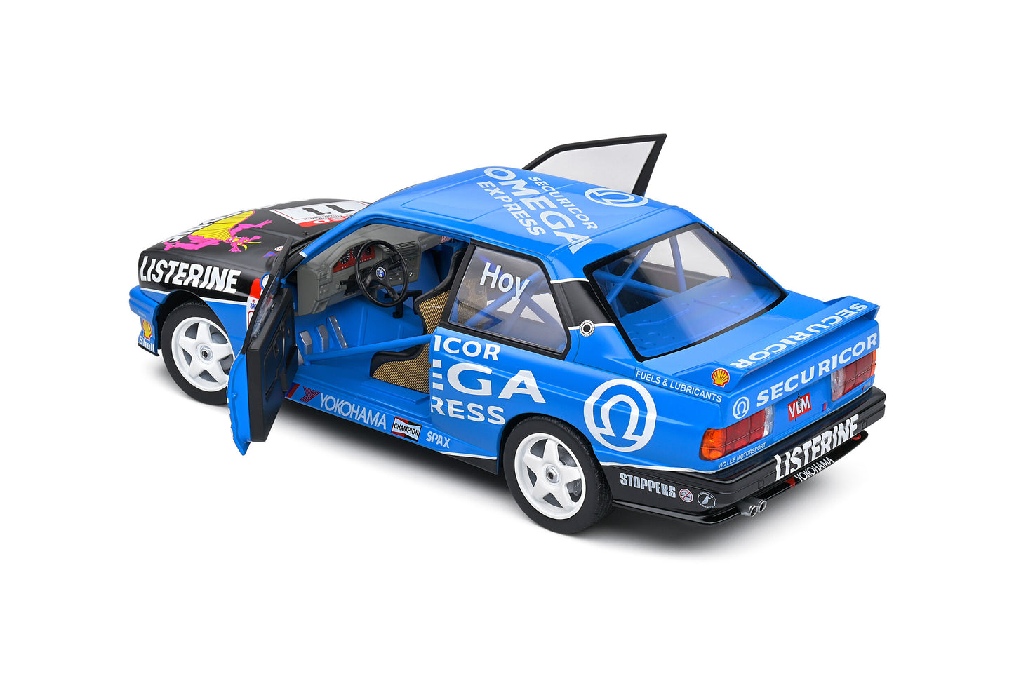 BMW E30 M3 BLUE #1 W.HOY BTCC 1991