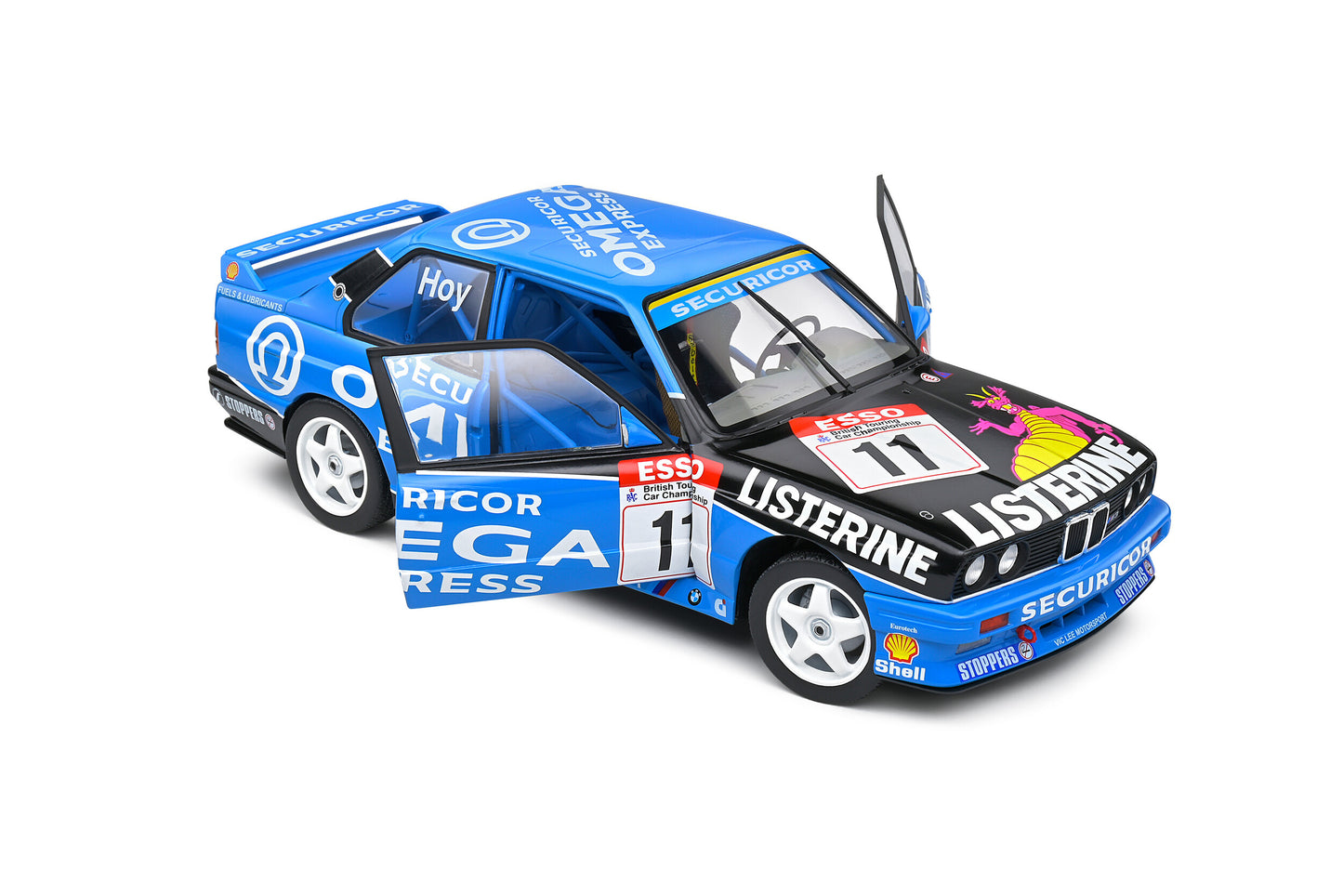 BMW E30 M3 BLUE #1 W.HOY BTCC 1991