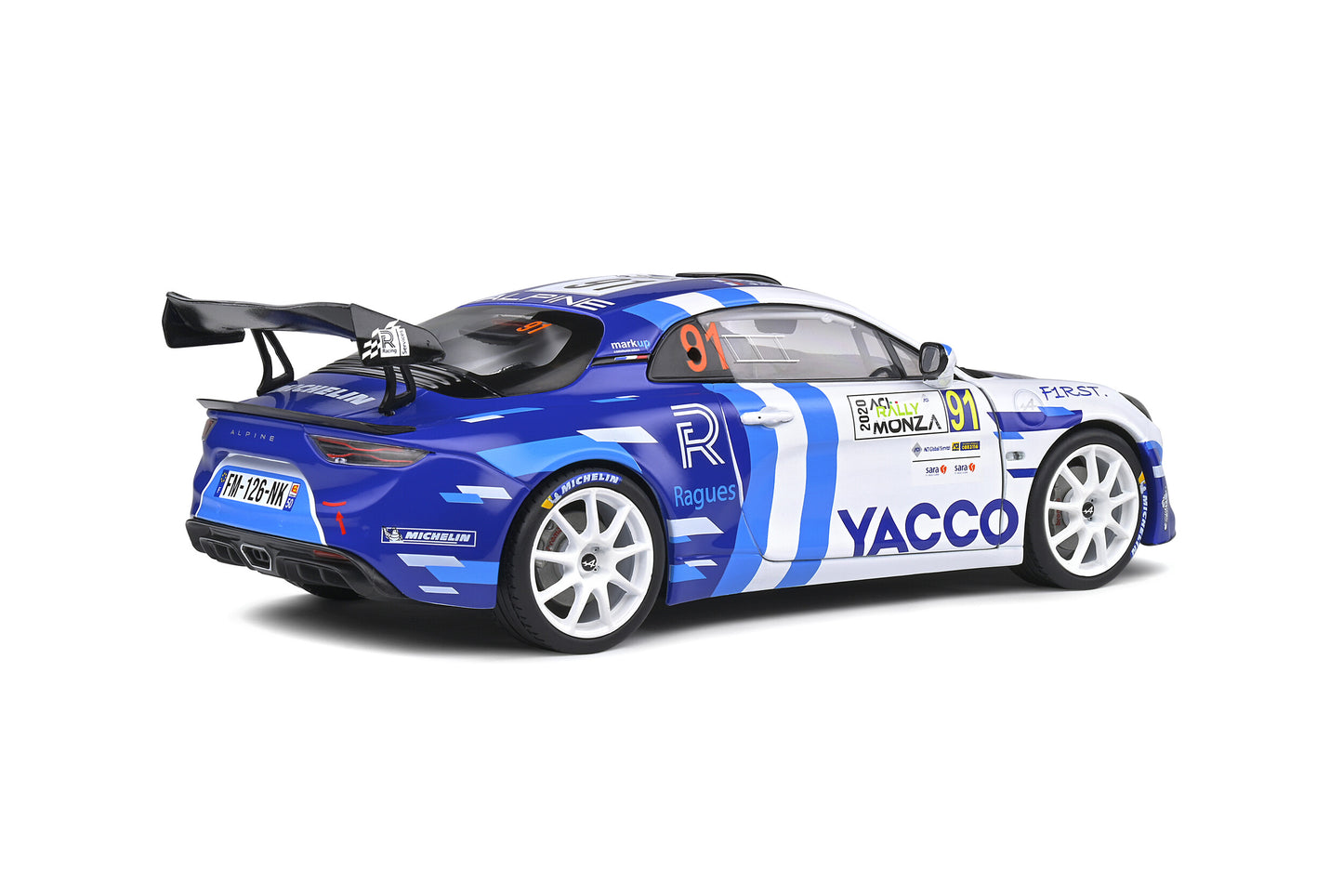 Alpine A110 Rally – WRC Monza – 2020 – #91 P. Ragues – Solido