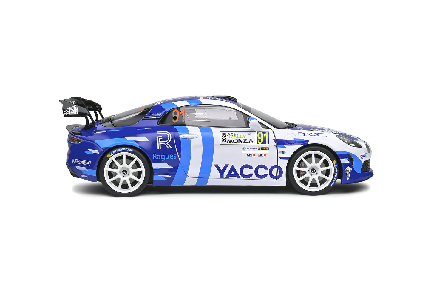 Alpine A110 Rally – WRC Monza – 2020 – #91 P. Ragues – Solido