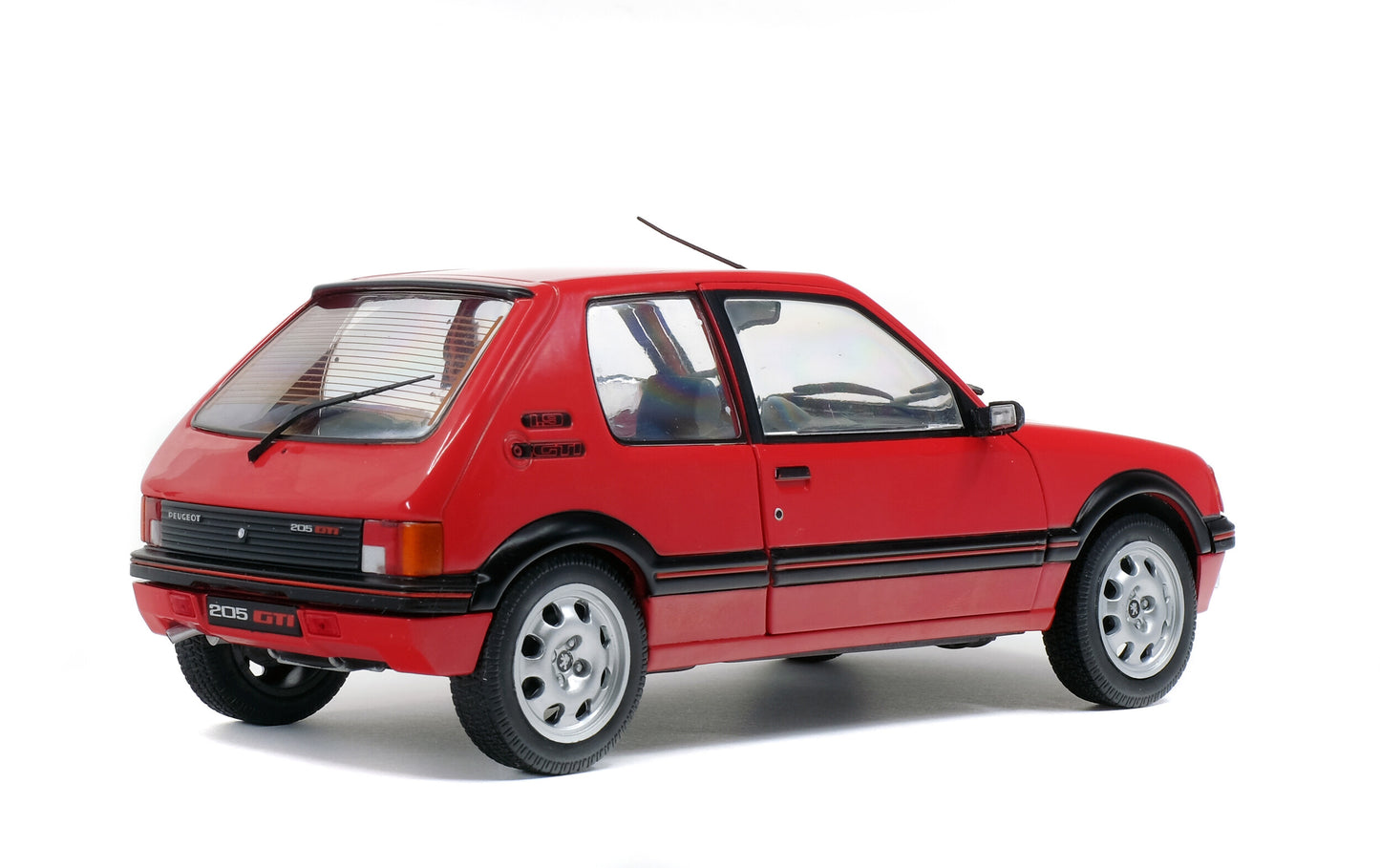 Peugeot 205 GTI 1.9L Mk1 – Rouge Vallelunga – 1988 – Solido