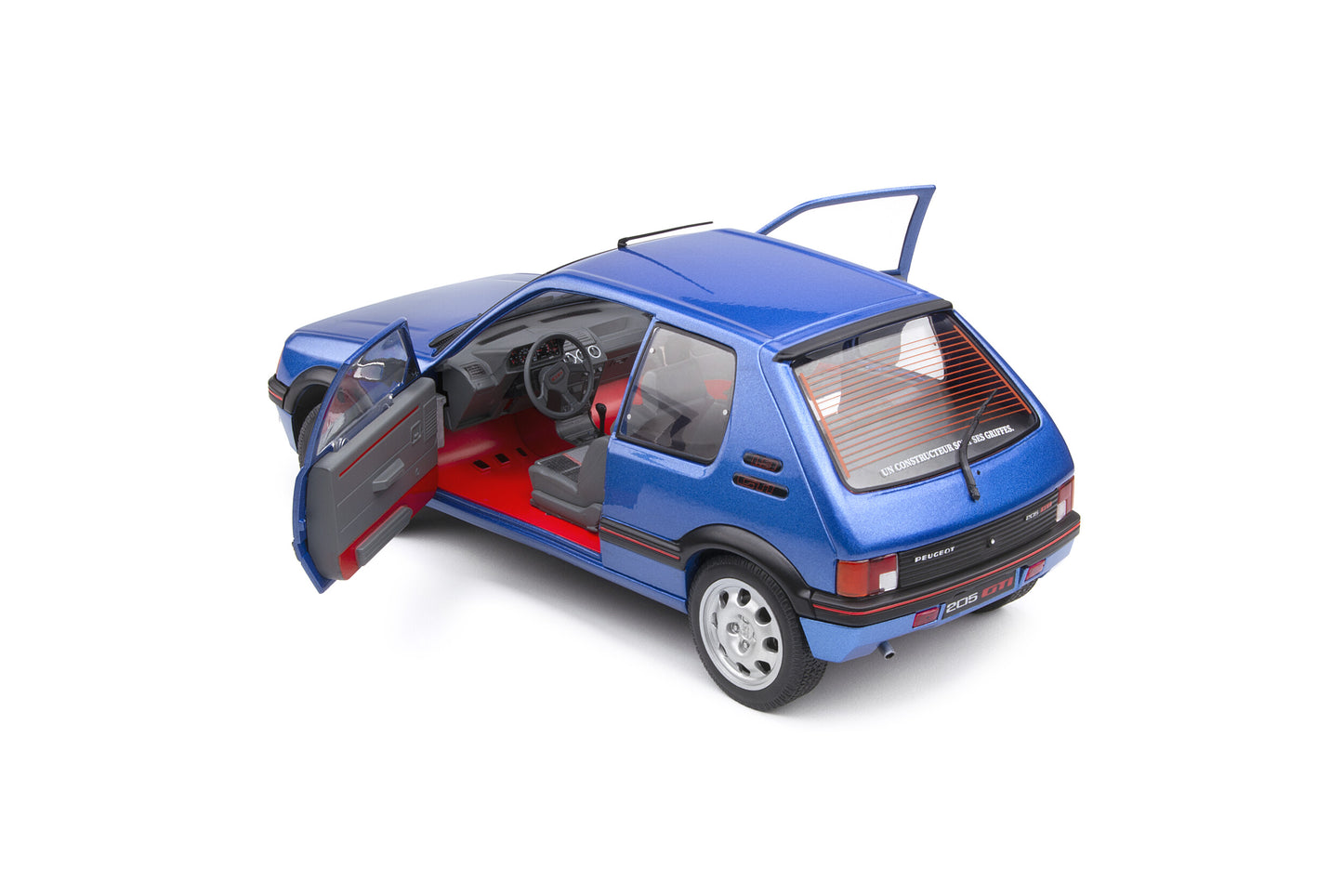 Peugeot 205 Mk.1 GTI 1.9L – Bleu Miami – 1988 – Solido