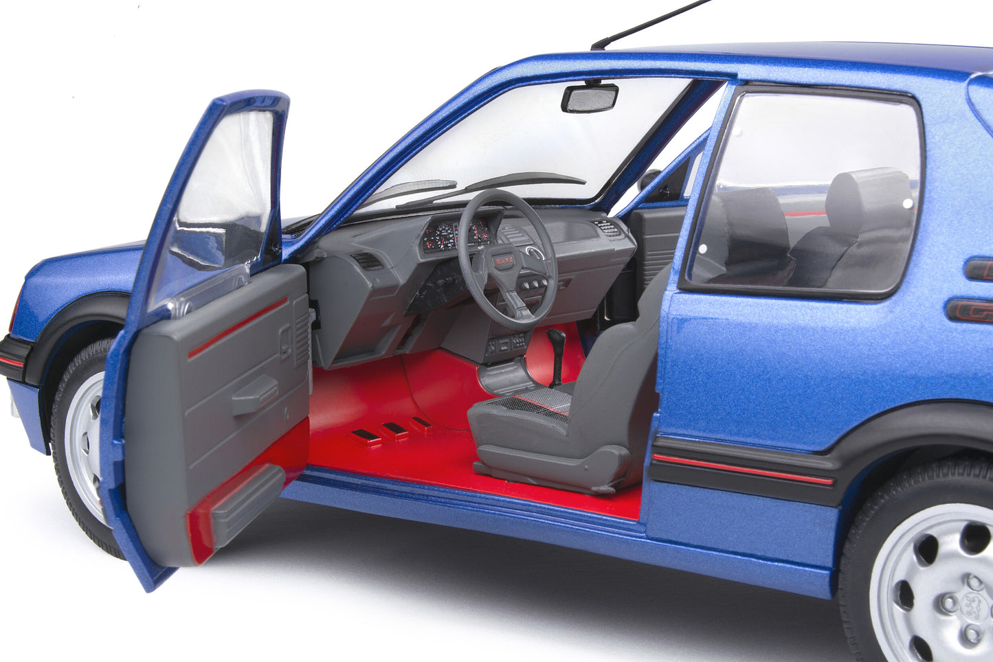 Peugeot 205 Mk.1 GTI 1.9L – Bleu Miami – 1988 – Solido