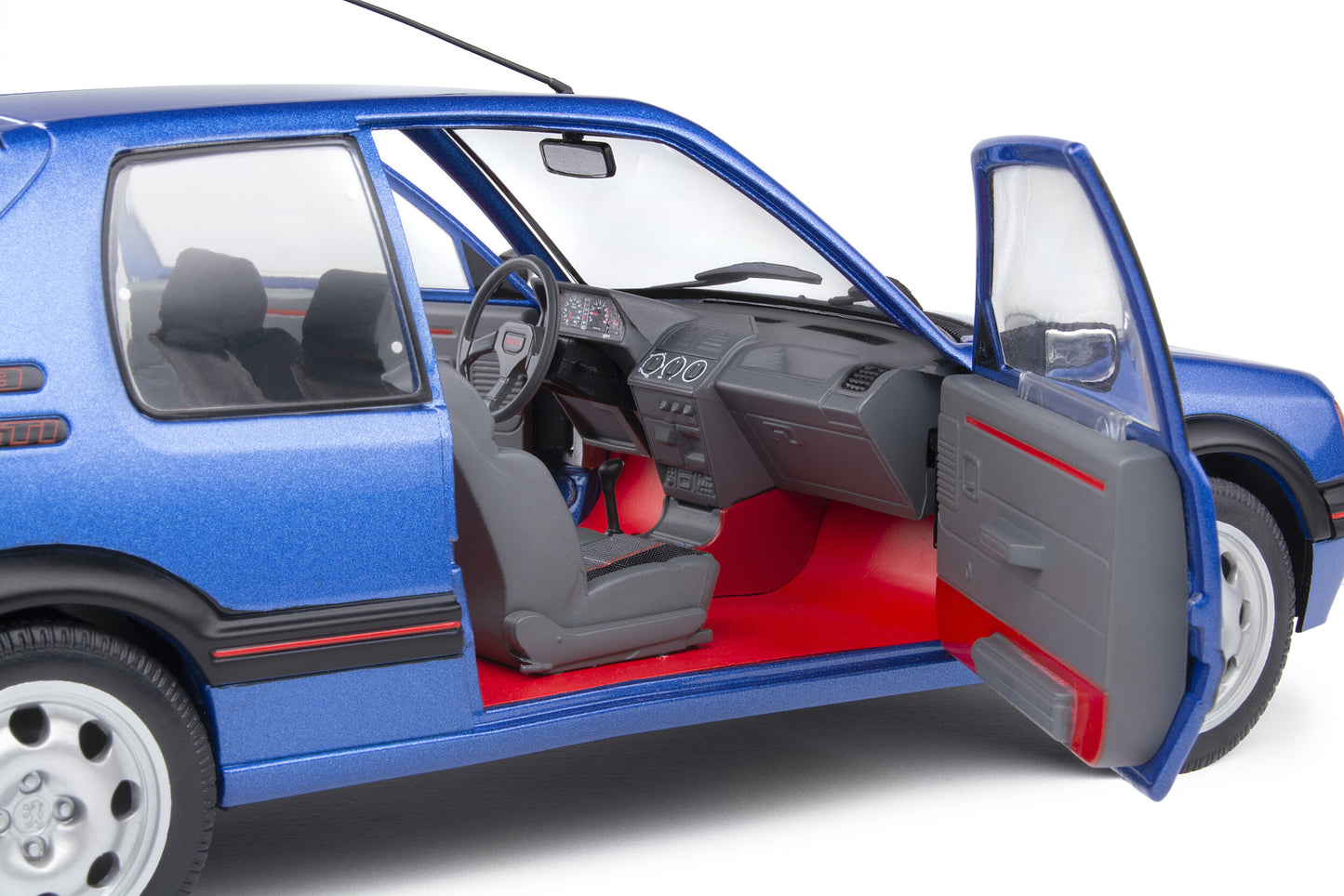 Peugeot 205 Mk.1 GTI 1.9L – Bleu Miami – 1988 – Solido