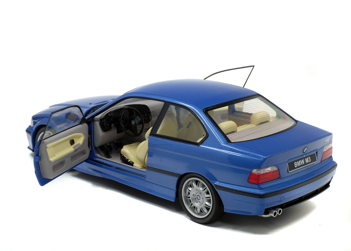 BMW E36 Coupé M3 – 1990 – Bleu Estoril – 1:18 – Solido