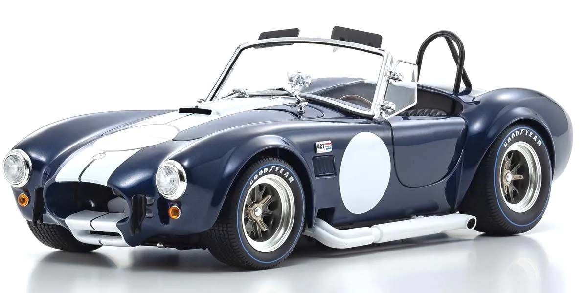 Shelby Cobra 427 S/C Spider 1962 - plavo-beli model, prednji branik.