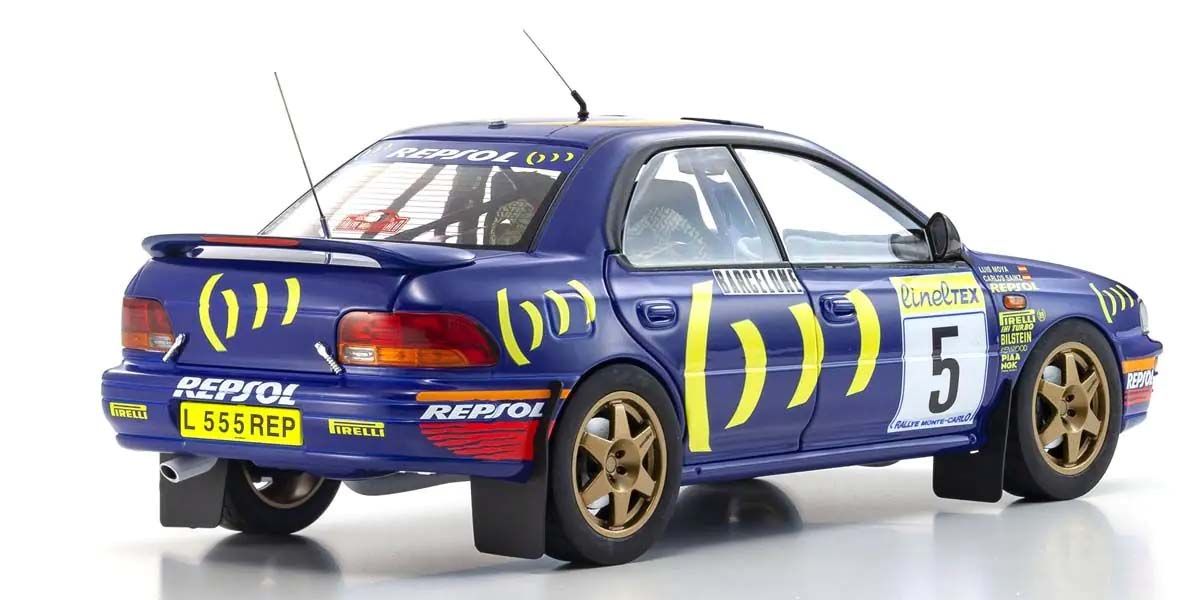 Subaru Impreza Carlos Sainz Winner Monte Carlo 1995, zadnja strana modela