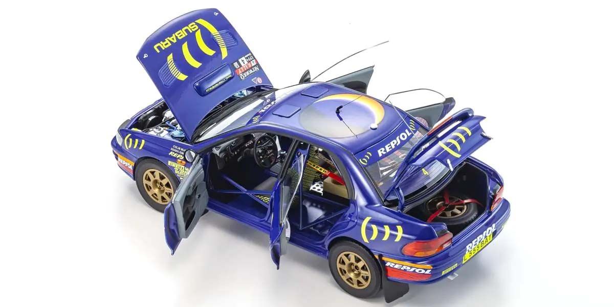 Otvorena vrata Subaru Impreza Colin McRae Winner RAC 1994 model