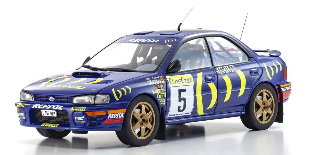 Subaru Impreza Carlos Sainz Winner Monte Carlo 1995, prednja strana modela