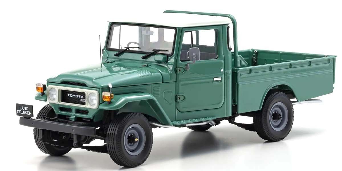 Toyota Land Cruiser 40 Pick Up 1980 Fashion Green - Prednji pogled sa detaljima