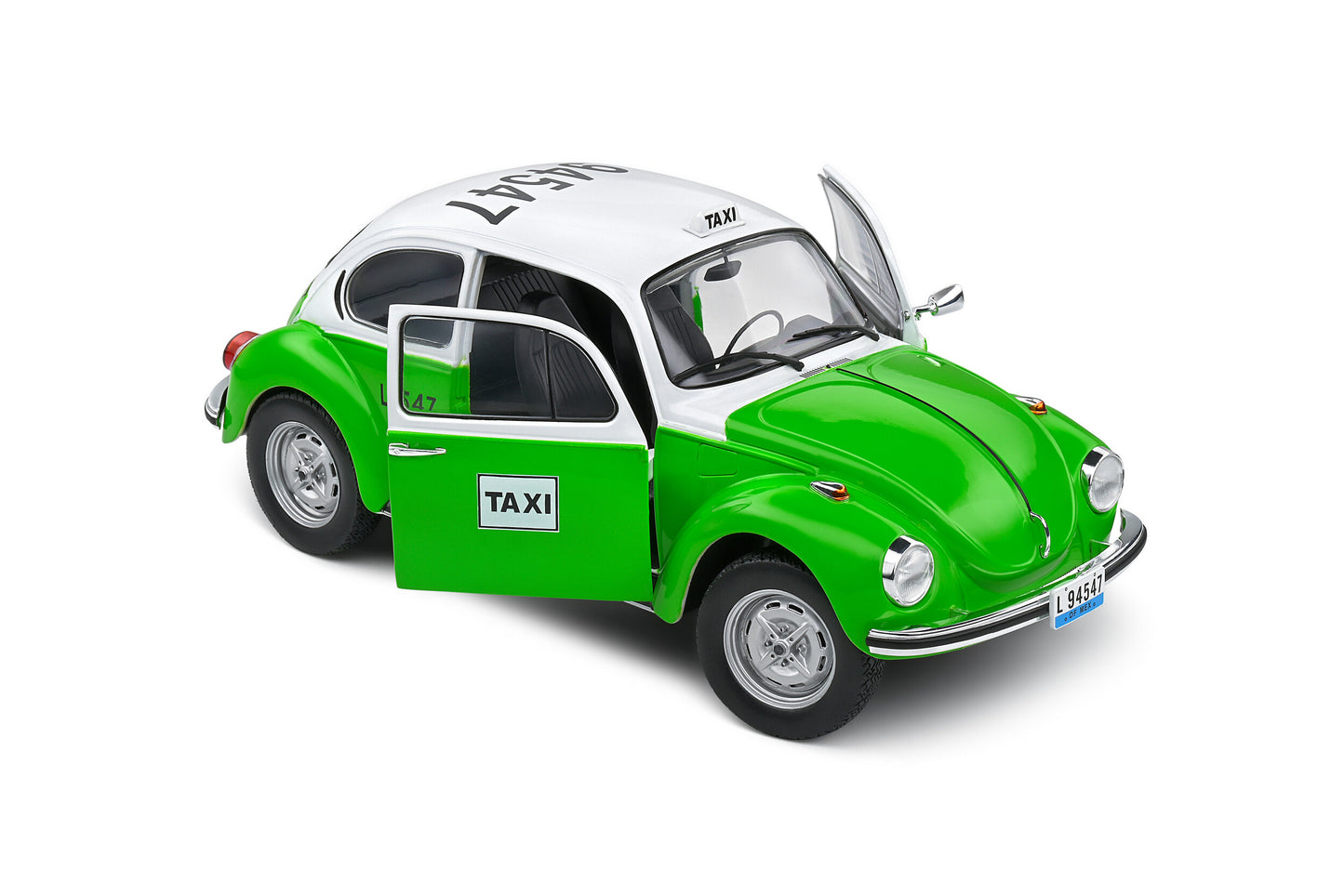 Volkswagen Beetle 1303 Mexican Taxi 1974 – Die‑Cast Solido