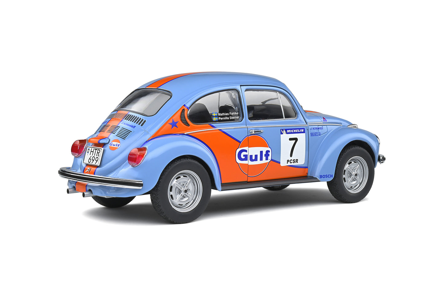 Volkswagen Beetle 1303 Rallye Colds Balls 2019 – #7 Fahlke/Sterner – Die‑Cast Solido