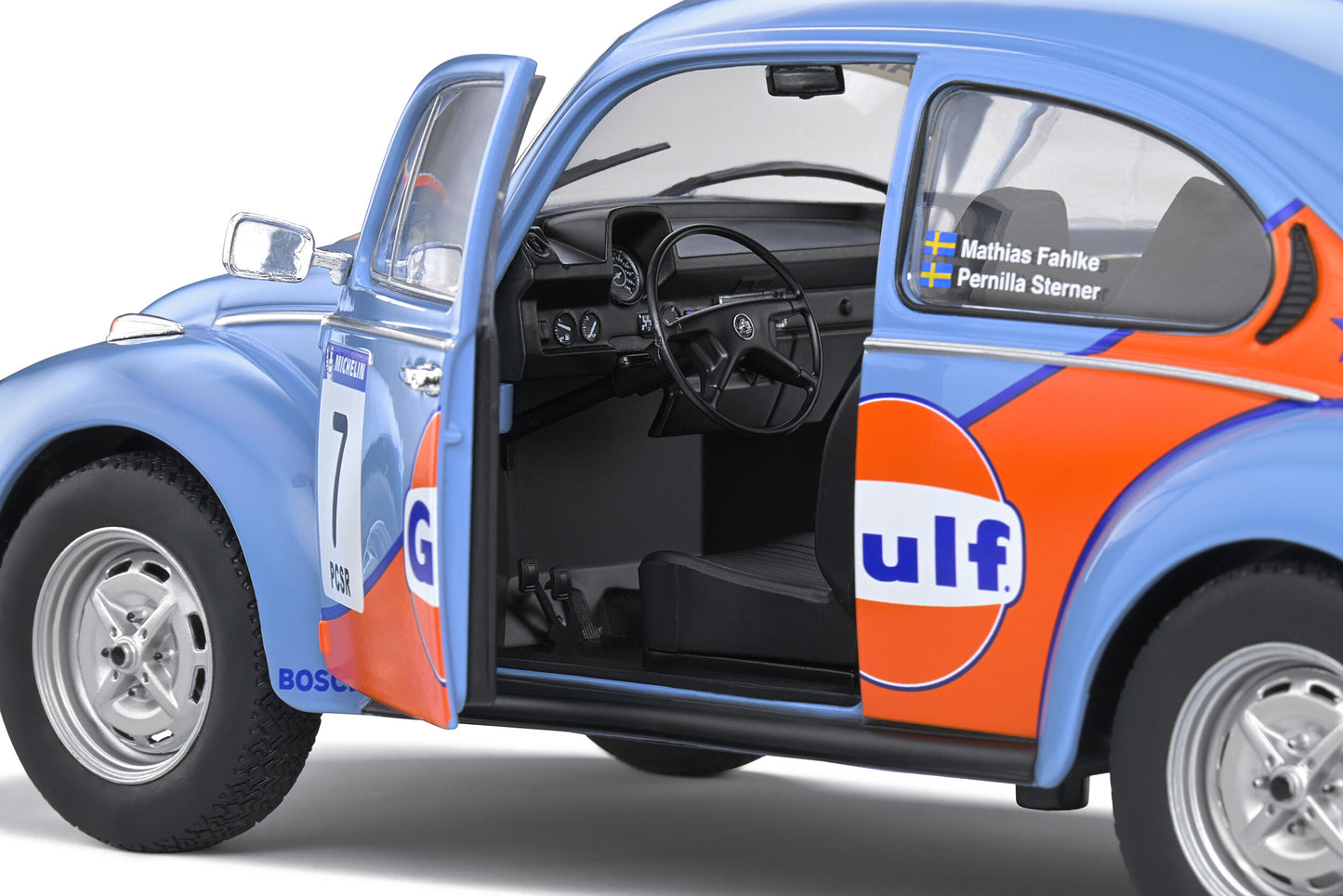 Volkswagen Beetle 1303 Rallye Colds Balls 2019 – #7 Fahlke/Sterner – Die‑Cast Solido